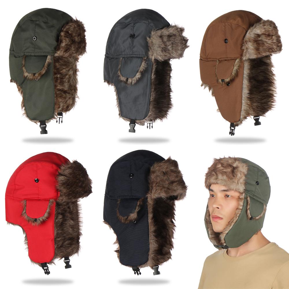 Trapper Hat Ear Flap - Chapéu de esqui com aba de