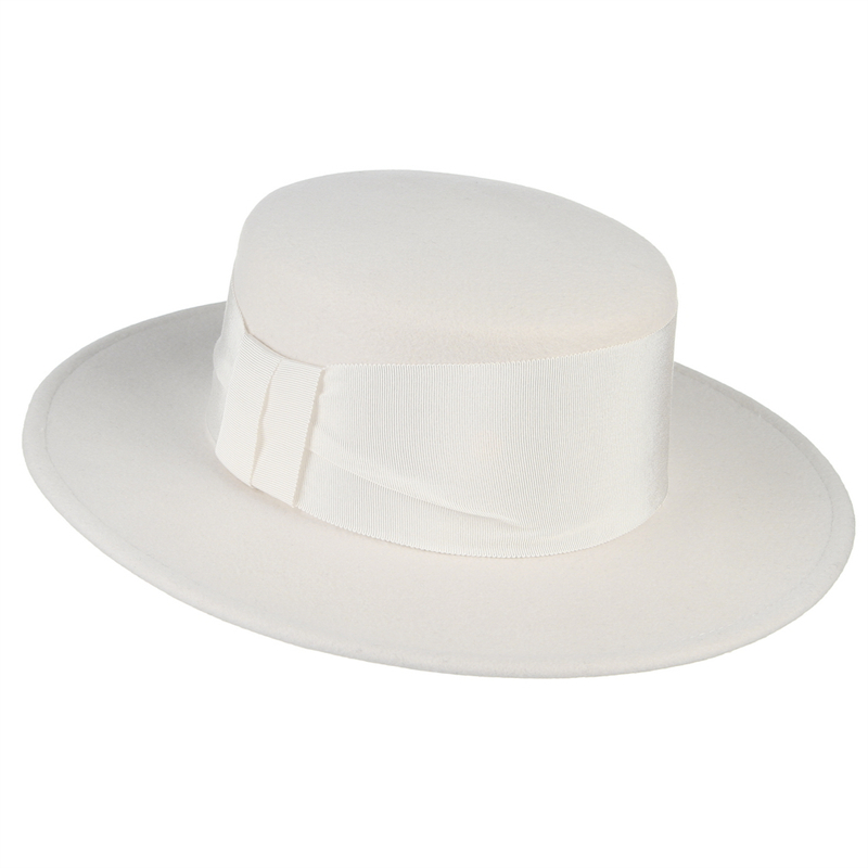 Chapéu Fedora de Lã 100% Branc - Fedora Hat Wool avaliação e preço
